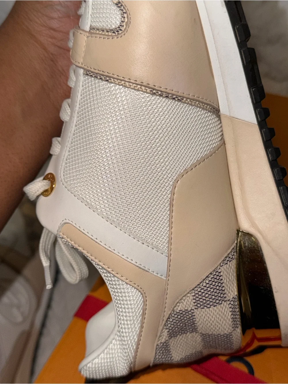 Louis Vuitton Damier Azur Runaway Sneakers- SIZE 39